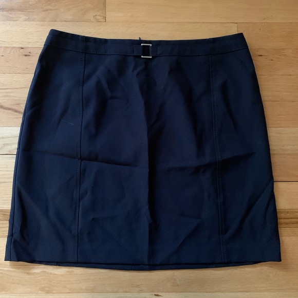 NY & Company Navy Blue Career Skirt - Size 12 - Picture 5 of 8